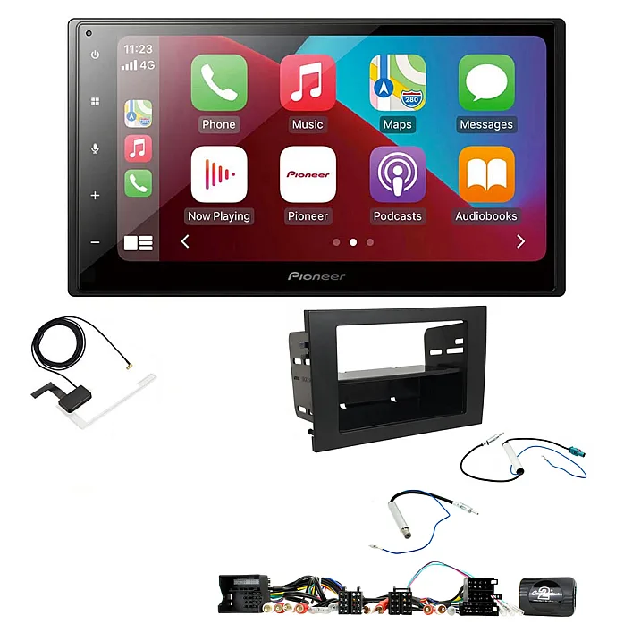 Audi A4 (2001-2008) Pioneer 6.8" Bluetooth Apple CarPlay DAB Stereo Upgrade Pack