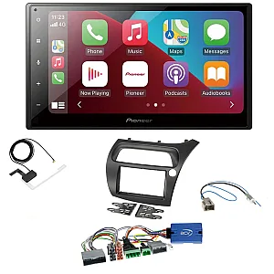 Honda Civic (2006 - 2011) Pioneer 6.8" Bluetooth Apple CarPlay DAB Stereo Upgrade Kit