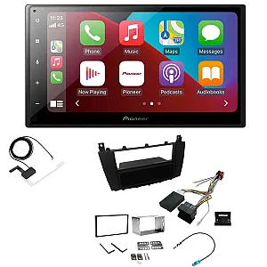 Mercedes C Class 2004 - 2007 Pioneer 6.8" Bluetooth Apple CarPlay DAB Stereo Upgrade Pack