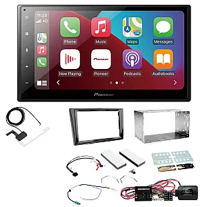 Vauxhall Corsa 2009 - 2014 Pioneer 6.8" Bluetooth Apple CarPlay DAB Stereo Upgrade Kit