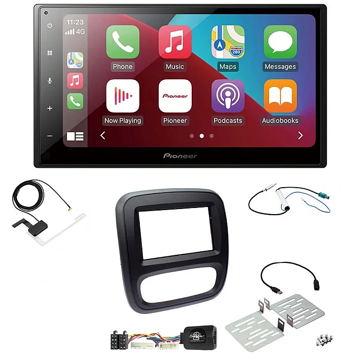 Vauxhall Vivaro (2014-2018) Pioneer 6.8" Bluetooth Apple CarPlay DAB Stereo Upgrade Kit