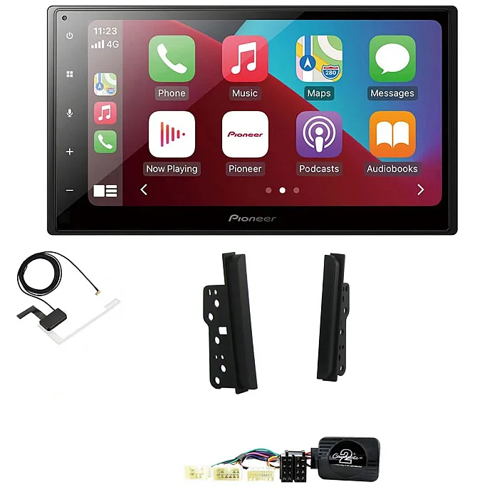 Toyota Alphard 2002 - 2008 Pioneer 6.8" Bluetooth Apple CarPlay DAB Stereo Upgrade Kit
