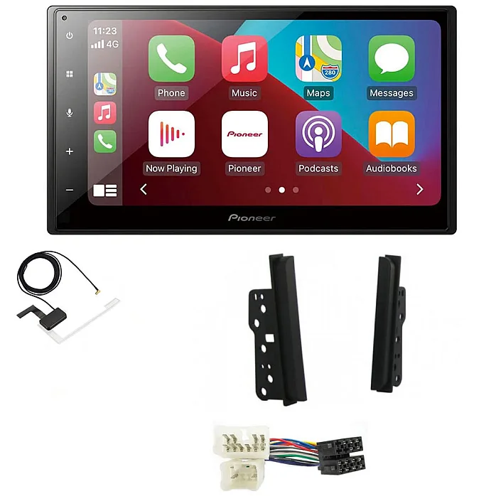 Toyota 4Runner, RAV4, Celica, MR2 Spyder Pioneer 6.8" Bluetooth Apple CarPlay DAB Stereo Upgrade Kit