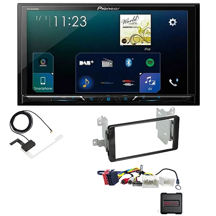 Mitsubishi L200, Triton Pioneer CarPlay Android Auto DAB Stereo Upgrade Kit
