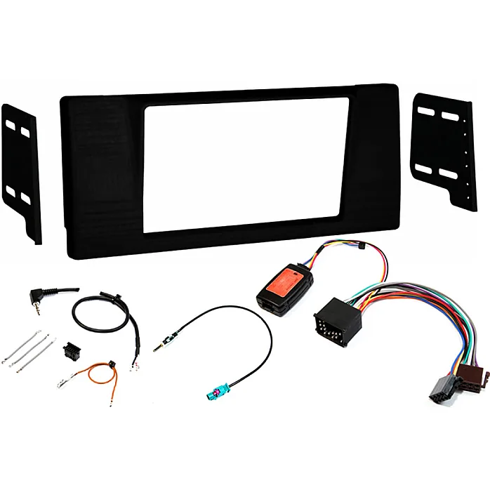 InCarTec FK-769-R BMW 5 Series Double Din Stereo Upgrade Fitting Kit (ROUND PIN CONNECTION)