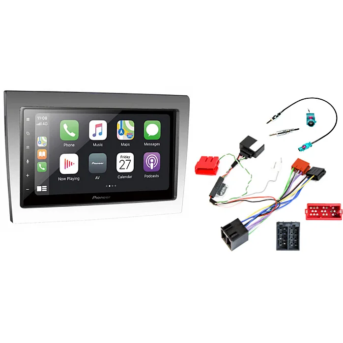 Porsche 911, Boxster, Cayman Pioneer CarPlay Android Auto BT DAB Stereo Upgrade Kit