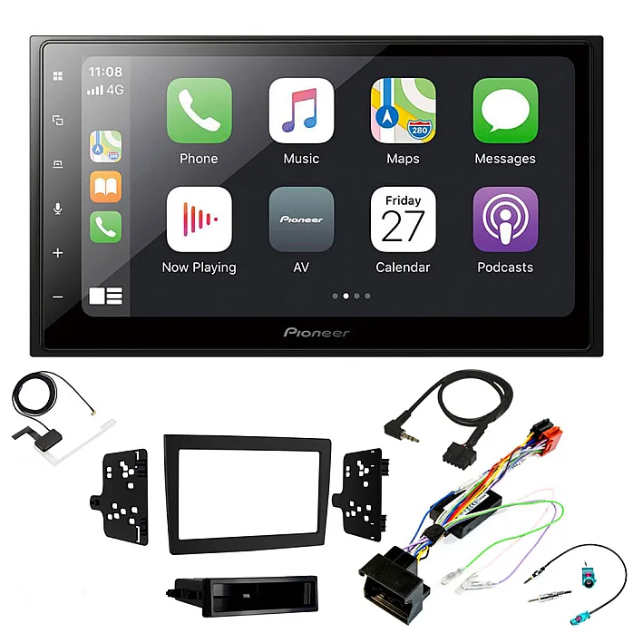FK-959SWC-PIO Porsche Pioneer Apple CarPlay Android Auto BT DAB Car Stereo Upgrade Kit