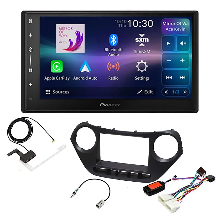 Hyundai I10 (2013 - 2019) Pioneer 6.8" Screen Wireless Android Auto/Apple CarPlay DAB+ Stereo Upgrade Kit