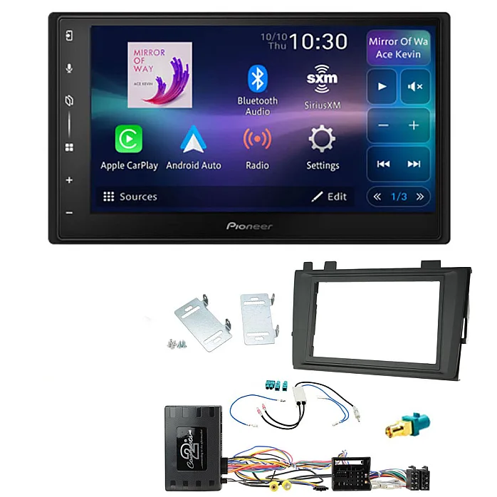 VW Transporter T6.1 2019> Pioneer 6.8" Screen Wireless Android Auto/Apple CarPlay DAB+ Stereo Upgrade Kit