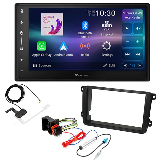 Seat Alhambra, Toledo Pioneer 6.8" Wireless Android Auto/Apple CarPlay Bluetooth DAB+ Stereo Upgrade Pack