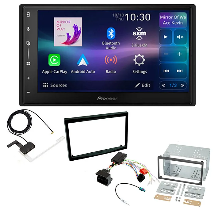 Citroen Berlingo II 2008-2018 6.8" Wireless Android Auto / CarPlay Bluetooth DAB+ Stereo Upgrade Pack