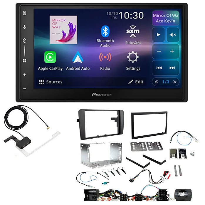 Audi A3 2003 - 2012 8P Pioneer 6.8" Screen Wireless Android Auto/Apple CarPlay Bluetooth DAB+ Stereo Upgrade Kit