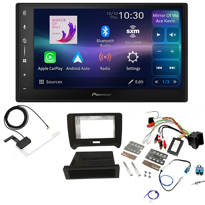 Audi TT 8J (2006-2014) Pioneer 6.8" Screen Wireless Android Auto/Apple CarPlay Bluetooth DAB+ Stereo Upgrade Kit