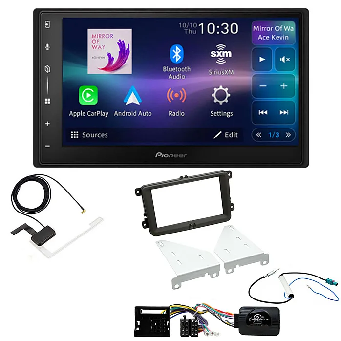 VW Transporter T5 / T5.1 2009-2015 Pioneer 6.8" Screen Wireless Android Auto/Apple CarPlay DAB+ Stereo Upgrade Kit
