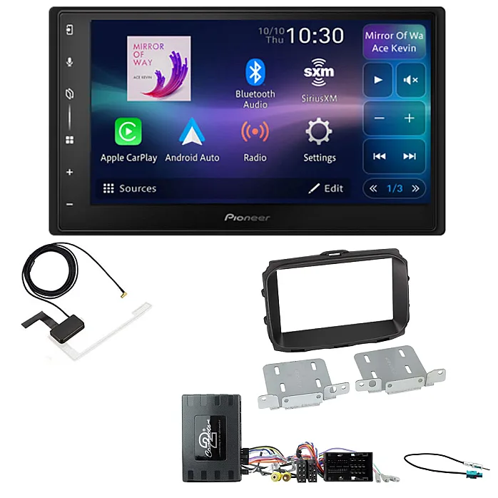 Alfa Romeo Giulietta 2014-2021 Pioneer 6.8" Screen Wireless Android Auto / CarPlay Bluetooth DAB+ Stereo Upgrade Pack