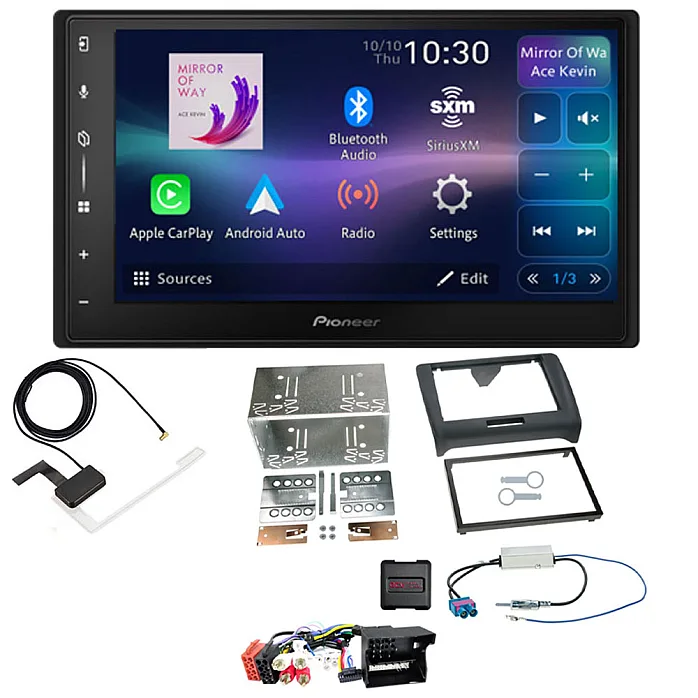 Audi TT 2006 - 2014 Pioneer 6.8" Screen Wireless Android Auto/Apple CarPlay Bluetooth DAB+ Stereo Upgrade Kit