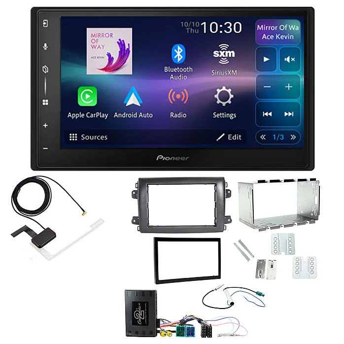 Fiat Ducato 2021 Onwards Pioneer 6.8" Screen Wireless Android Auto/Apple CarPlay Bluetooth DAB+ Stereo Upgrade Kit