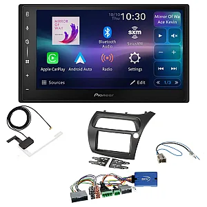 Honda Civic (2006 - 2011) Pioneer 6.8" Screen Wireless Android Auto/Apple CarPlay Bluetooth DAB+ Stereo Upgrade Kit