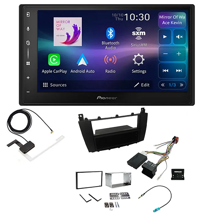 Mercedes C Class 2004 - 2007 Pioneer 6.8" Screen Wireless Android Auto / CarPlay Bluetooth DAB+ Stereo Upgrade Pack