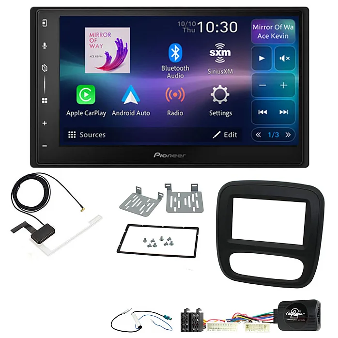 Renault Trafic (2014-2017) Pioneer 6.8" Screen Wireless Android Auto/Apple CarPlay Bluetooth DAB+ Stereo Upgrade Kit