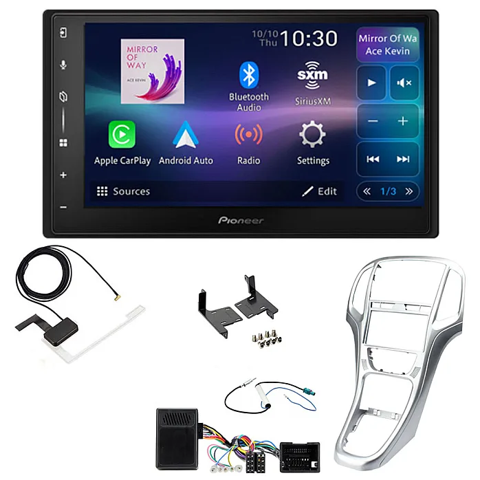 Vauxhall Astra (2010-2015) Pioneer 6.8" Screen Wireless Android Auto/Apple CarPlay Bluetooth DAB+ Stereo Upgrade Kit