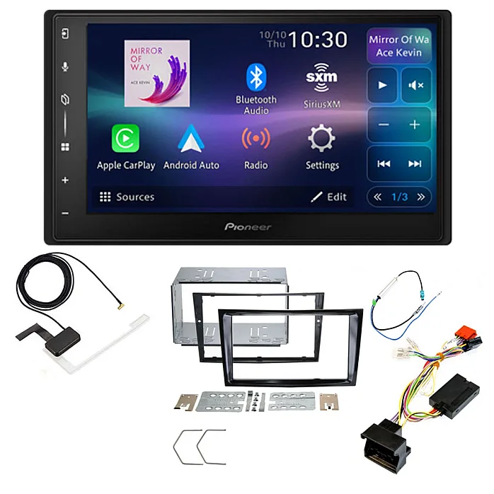 Vauxhall Corsa D 2006-2014 Pioneer 6.8" Screen Wireless Android Auto/Apple CarPlay Bluetooth DAB+ Stereo Upgrade Kit