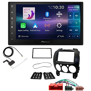 Mazda 2 2008 - 2014 Pioneer 6.8" Screen Wireless Android Auto/Apple CarPlay Bluetooth DAB+ Stereo Upgrade Kit