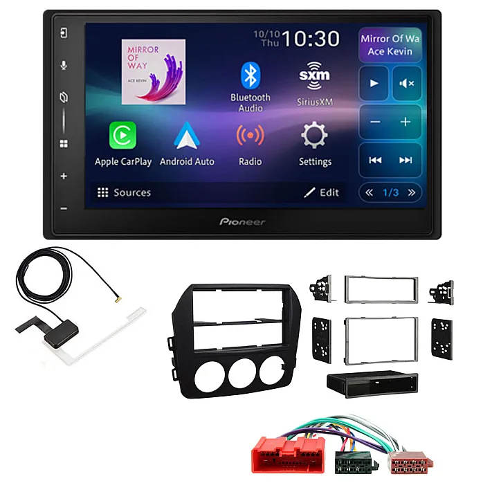 Mazda MX-5 (2009-2015) Pioneer 6.8" Screen Wireless Android Auto/Apple CarPlay Bluetooth DAB+ Stereo Upgrade Kit