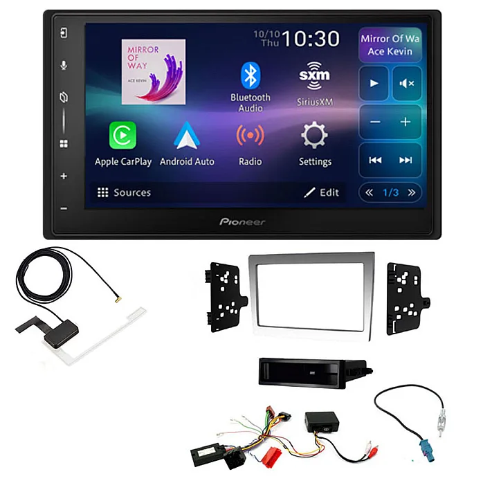 Porsche 997, Boxster, Cayman Pioneer 6.8" Screen Wireless Android Auto/Apple CarPlay Bluetooth DAB+ Stereo Upgrade Kit