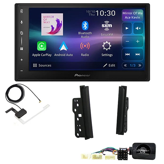 Toyota Alphard 2002-2008 Pioneer 6.8" Screen Wireless Android Auto/Apple CarPlay Bluetooth DAB+ Stereo Upgrade Kit