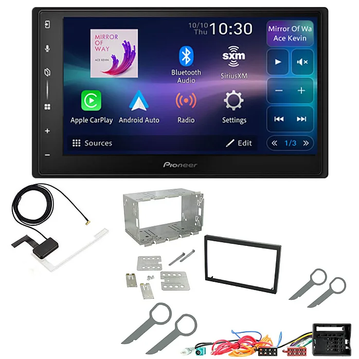 VW Polo 9N3 (2005-2009) Pioneer 6.8" Screen Wireless Android Auto/Apple CarPlay DAB+ Stereo Upgrade Kit