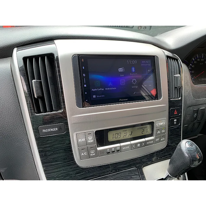 Toyota Alphard 2002-2008 Pioneer 6.8" Screen Wireless Android Auto/Apple CarPlay Bluetooth DAB+ Stereo Upgrade Kit