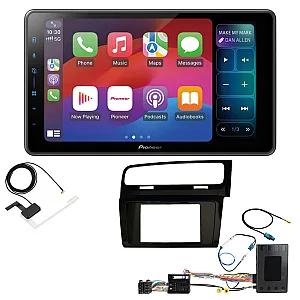 VW Golf MK7 (2012–2016) Pioneer 9" Wireless CarPlay / Android Auto DAB/DAB+ Bluetooth Car Stereo Upgrade Pack