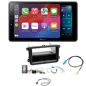 VW Transporter T6 (2015-2019) Pioneer 9" Wireless CarPlay / Android Auto DAB/DAB+ Bluetooth Car Stereo Upgrade Pack