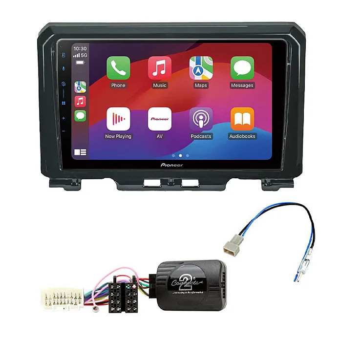Suzuki Jimny (2018-2025) Pioneer 9.0" Wireless CarPlay / Android Auto Bluetooth Stereo Upgrade Pack