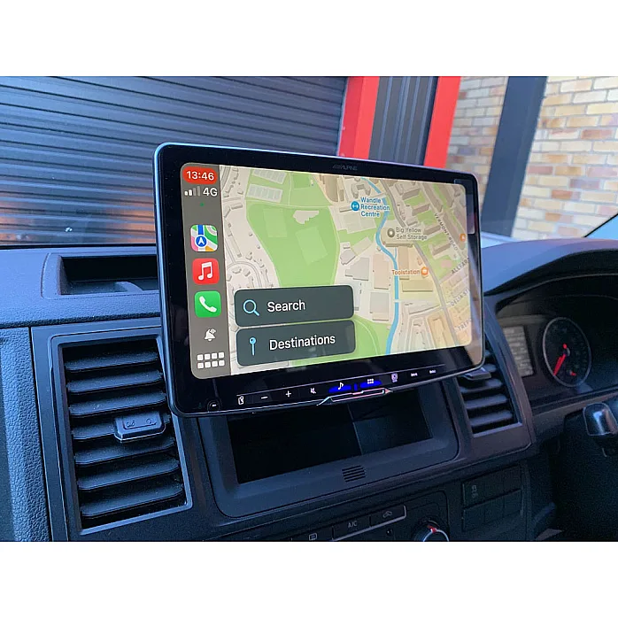 VW Transporter T6 (2015-2019) Alpine 11" Digital Media Unit DAB+ Wireless Apple Carplay Android Auto Stereo Upgrade Kit