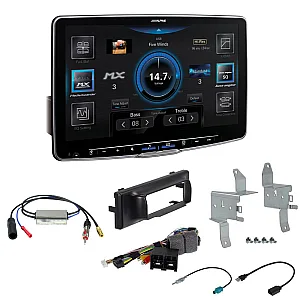 Ford Transit Custom 2018> with Single Din Stereo to Alpine iLX-F115D Large Screen Carplay / Android Auto Upgrade Kit 