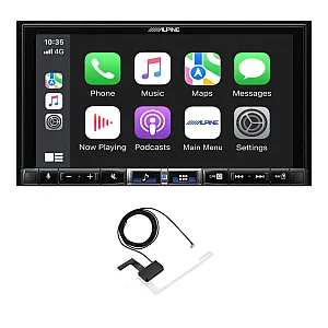 Alpine ILX-705D 7" Wireless Apple CarPlay & Wired Android Auto, bluetooth DAB Stereo With Aerial