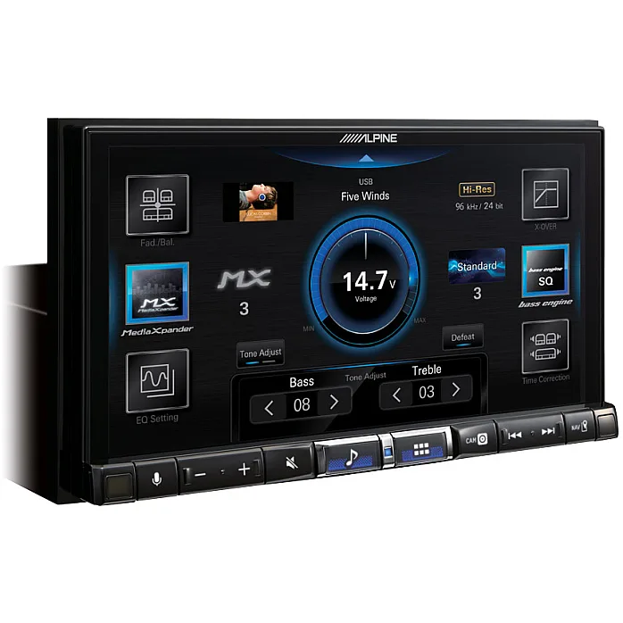 Alpine ILX-705D 7" Wireless Apple CarPlay & Wired Android Auto, bluetooth DAB Stereo