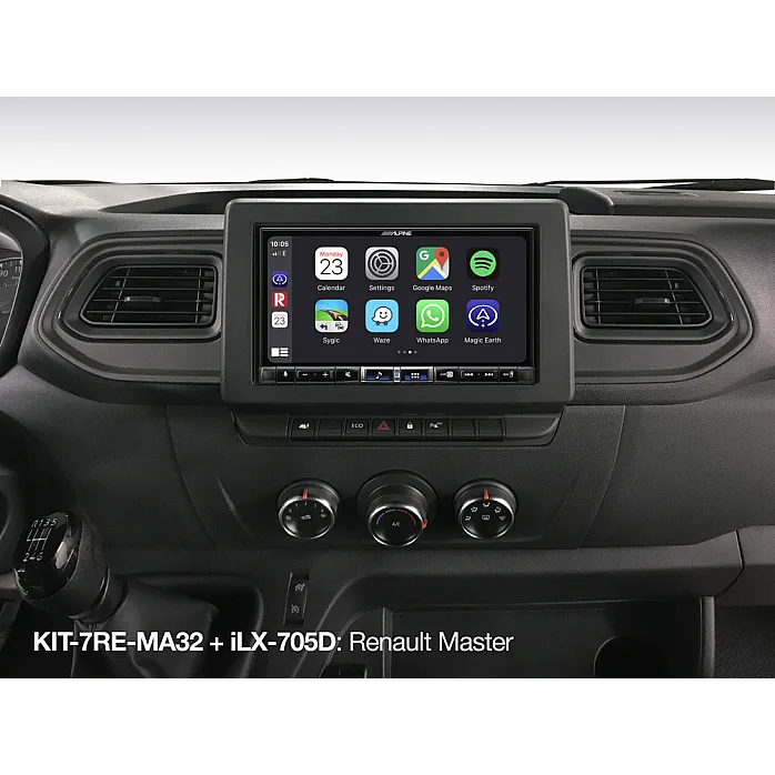 Alpine ILX-705D 7" Wireless Apple CarPlay & Wired Android Auto, bluetooth DAB Stereo