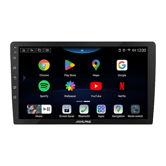Alpine INE-AX809 Premium 9" Apple CarPlay / Android Auto, Wifi, Android 13, Dual USB, Aux, Bluetooth 5.0 Stereo