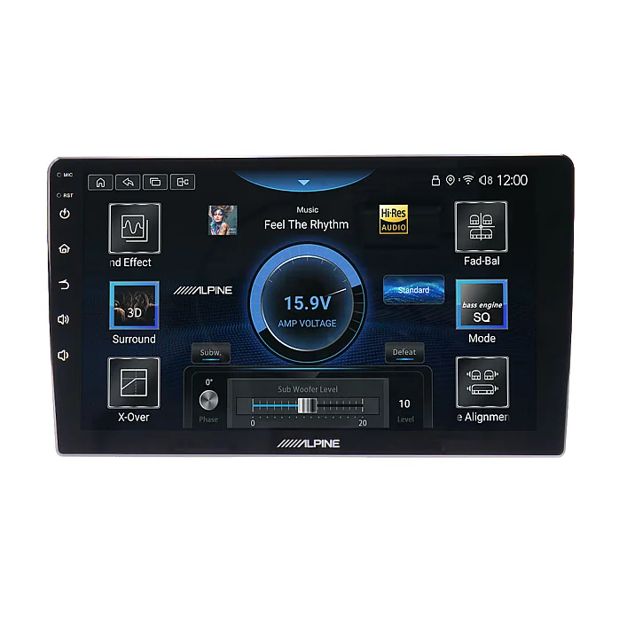 Alpine INE-AX809 Premium 9" Apple CarPlay / Android Auto, Wifi, Android 13, Dual USB, Aux, Bluetooth 5.0 Stereo