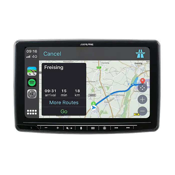 Alpine INE-F904D Halo 9" Built-in Navigation Carplay / Android Auto HDMI, DAB+ Bluetooth Stereo
