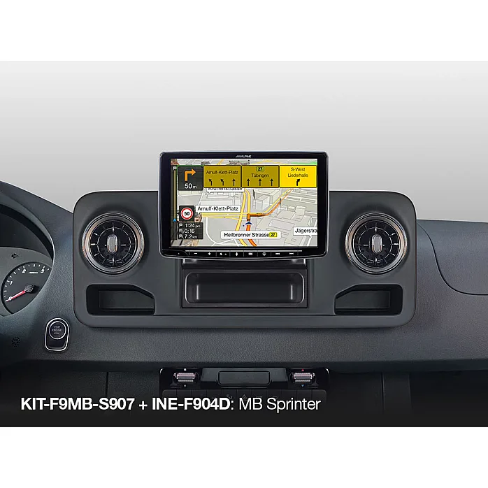 Alpine INE-F904D Halo 9" Built-in Navigation Carplay / Android Auto HDMI, DAB+ Bluetooth Stereo