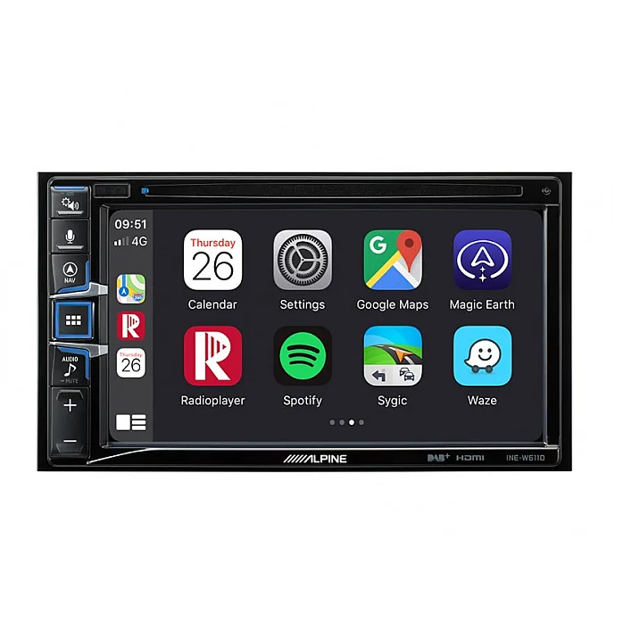 Alpine INE-W611D - 6.5" Navigation DAB Bluetooth CarPlay/Android Auto HDMI