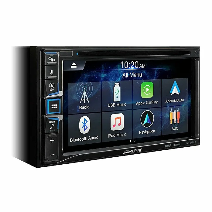 Alpine INE-W611DC Camper Sat Nav Bluetooth DAB CD MP3 DVD Carplay Android Stereo