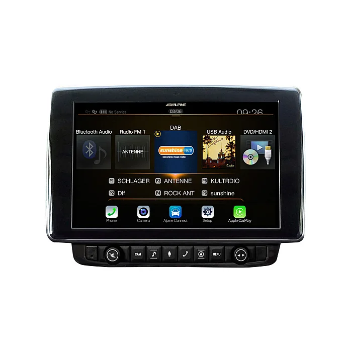 Alpine X903D-DU 9” Navigation System with TomTom maps Apple CarPlay, Android Auto DAB+ Stereo
