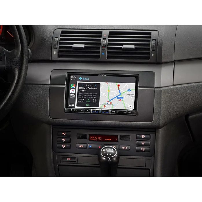 Alpine iLX-705E46 BMW 3 Series E46 (1998-2007) 7" Premium 2DIN Wireless CarPlay / Android Auto DAB+ Bluetooth Stereo