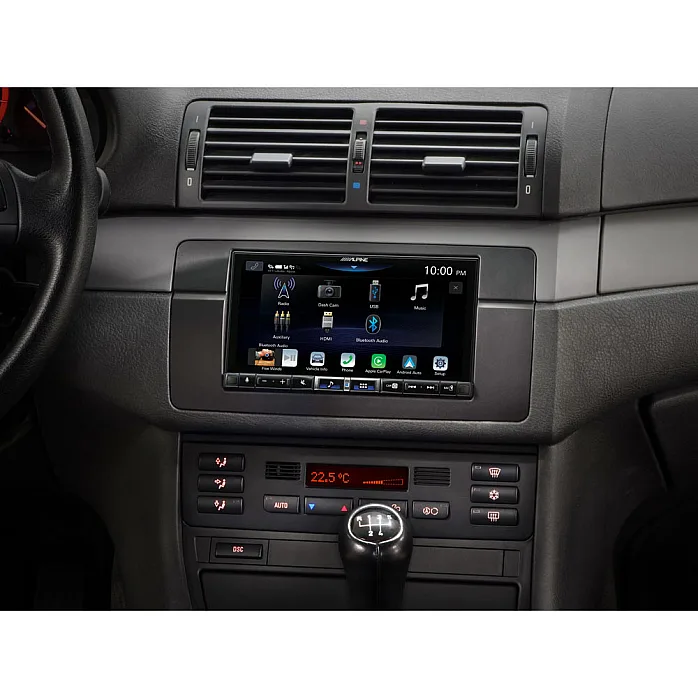 Alpine iLX-705E46 BMW 3 Series E46 (1998-2007) 7" Premium 2DIN Wireless CarPlay / Android Auto DAB+ Bluetooth Stereo