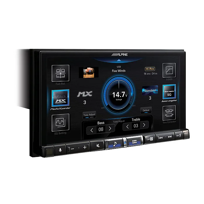 Alpine iLX-705E46 BMW 3 Series E46 (1998-2007) 7" Premium 2DIN Wireless CarPlay / Android Auto DAB+ Bluetooth Stereo